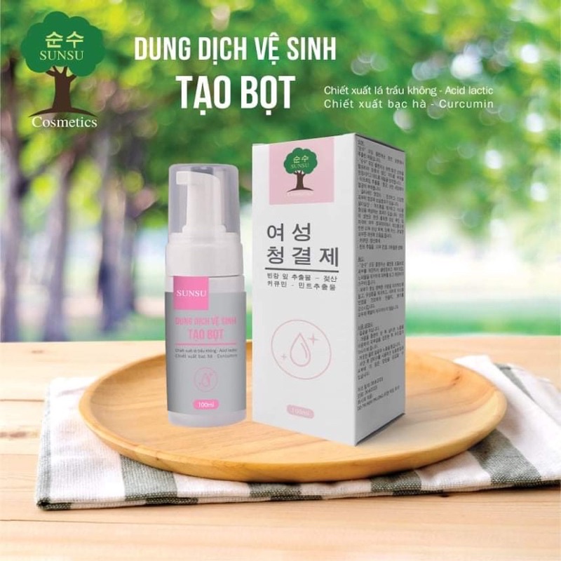 Dung dịch phụ nữ dạng bọt Sunsu Hàn Quốc