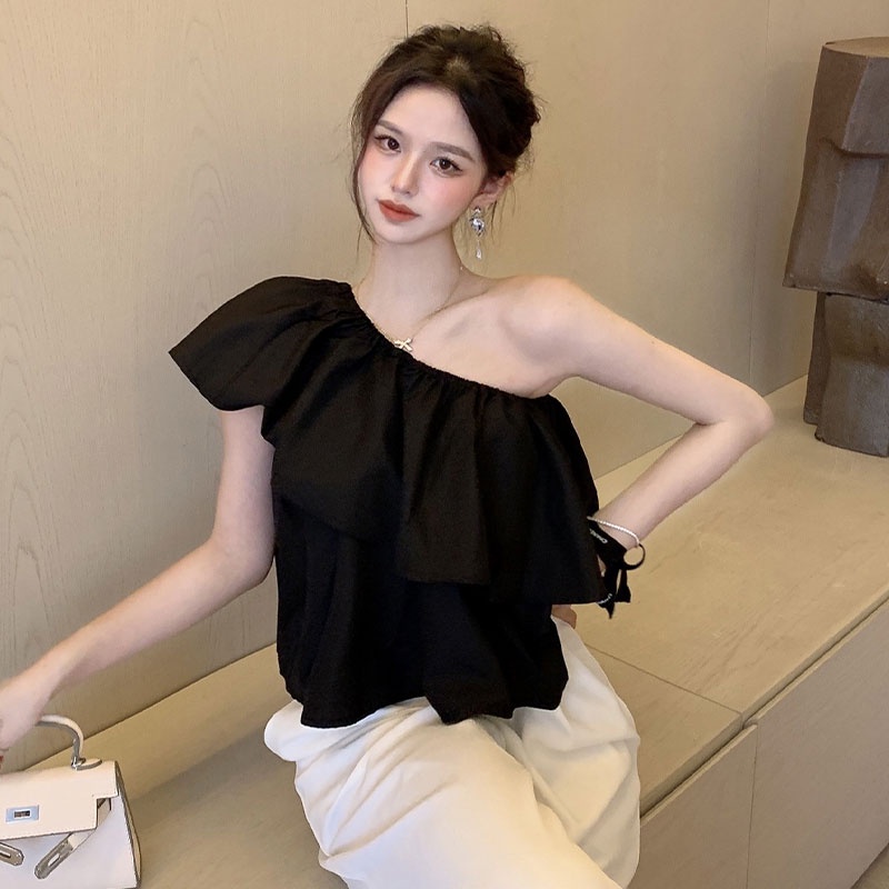Áo kiểu YEYA không tay hở vai thời trang quyến rũ cho nữ