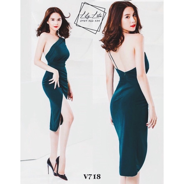 Đầm Body hở lưng Ngọc Trinh V717