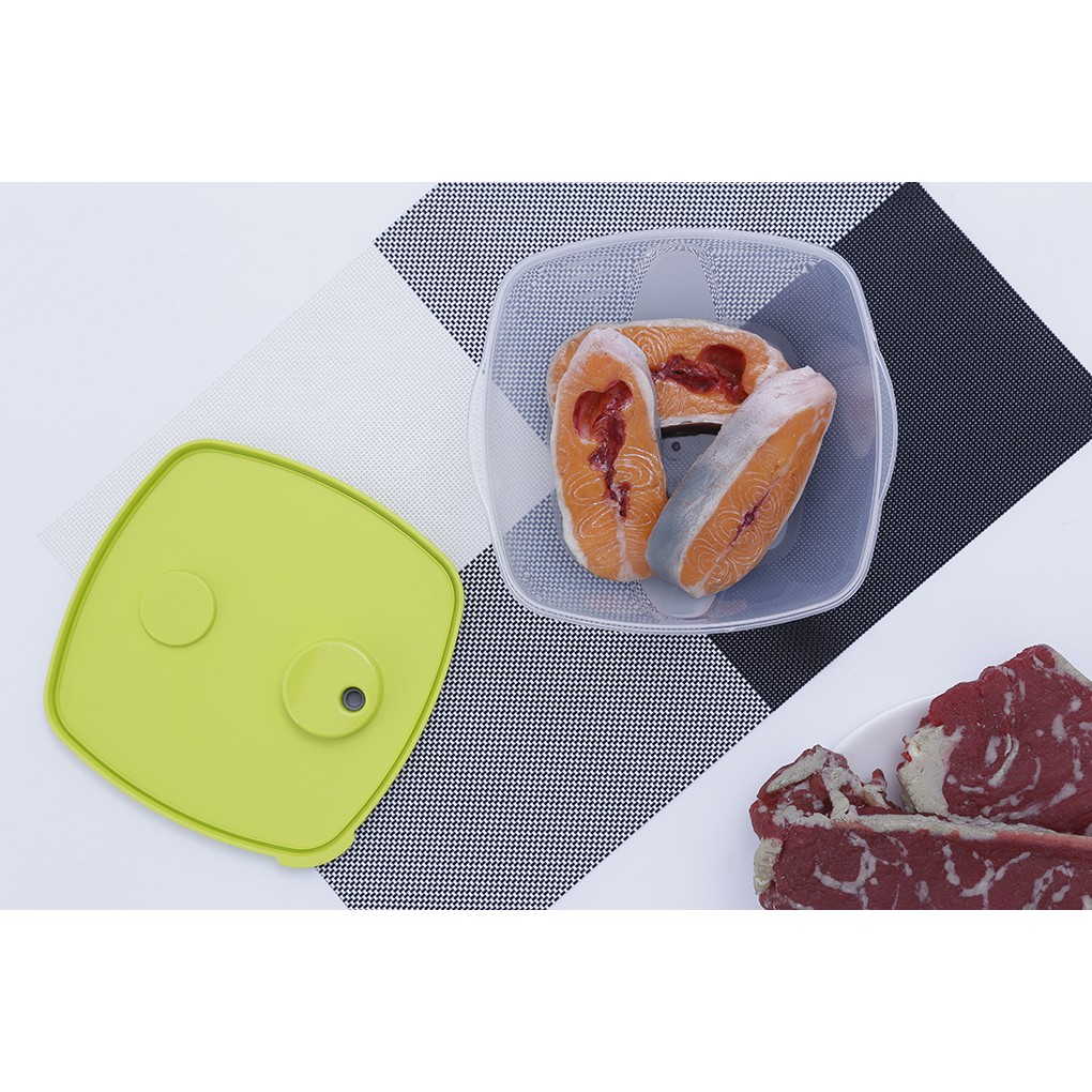Bộ 6 hộp nhựa Thái Lan trái táo xanh Pioneer HN001-6 dùng được trong lò vi sóng