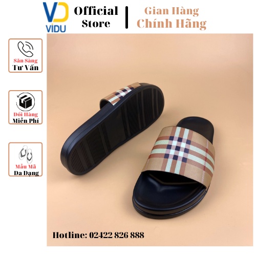 Dép nam thời trang BURBERRY ViDu 21113 màu vàng dễ đi, chống thấm nước