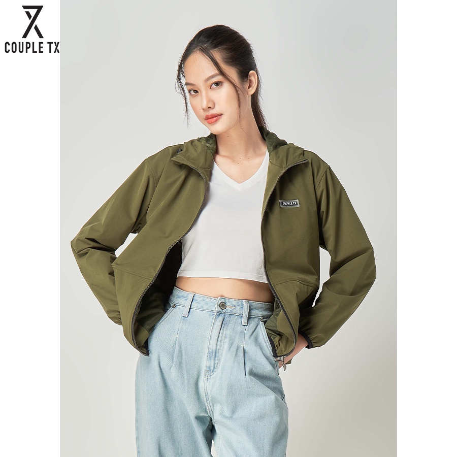Áo khoác dù nữ Couple TX chống trượt nước nhẹ form dáng basic WOP 2017
