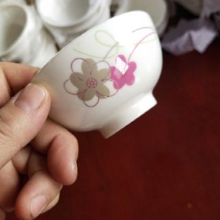 10 Chén chè nhỏ và chén chấm vuông