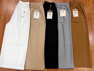 Quần culottes cạp chun sau