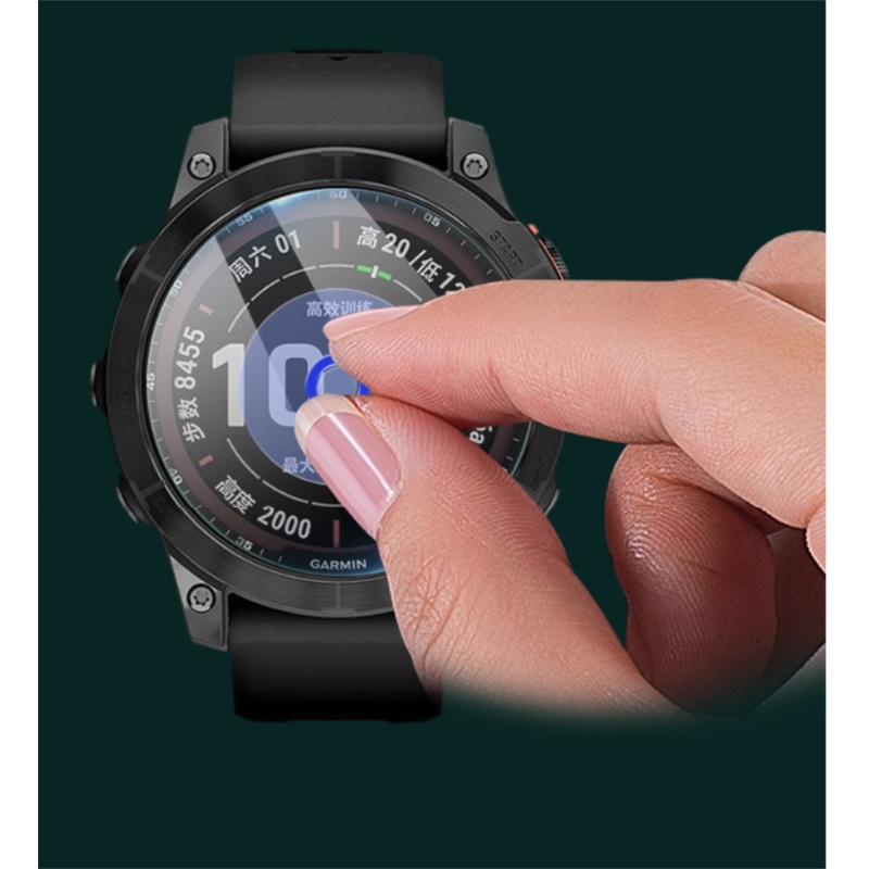 Set 2 Kính Cường Lực HD Bảo Vệ Màn Hình Cho Đồng Hồ Thông Minh Garmin Fenix 7 7S 7X