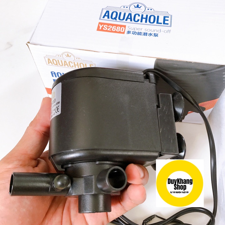 Khi mua Máy Bơm, Máy Lọc Nước 40W Aquachole YS-2680 Cho Hồ Cá Cảnh, Loại Này Chỉ Có Máy,phụ Kiện + Bông