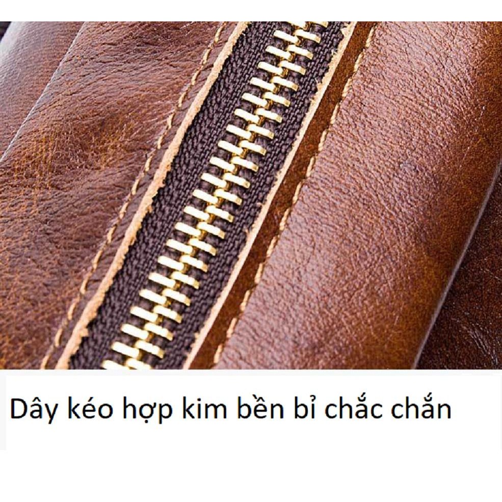 Cặp da văn phòng laptop cao cấp CD11 - đựng vừa laptop 15 inch