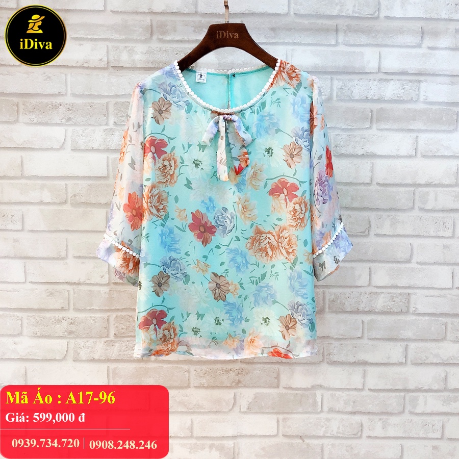 Áo Trung Niên Cao Cấp iDiva A17-96