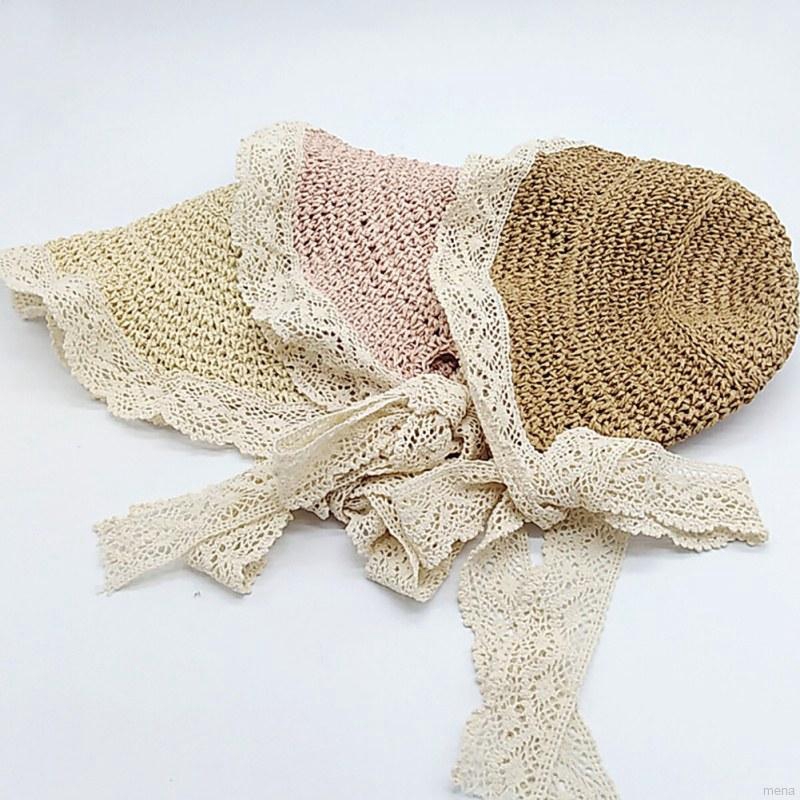 Mũ vành phối ren thời trang cá tính