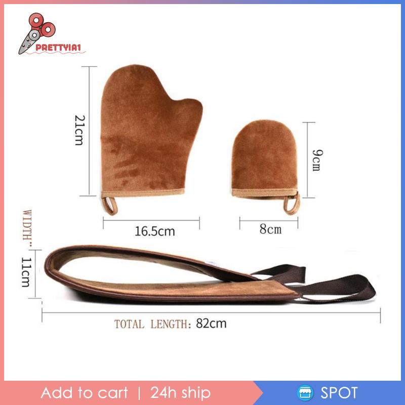 [Prettyia1] Găng Tay Thoa Tanning Back &amp; Body Fake Tan Mitt