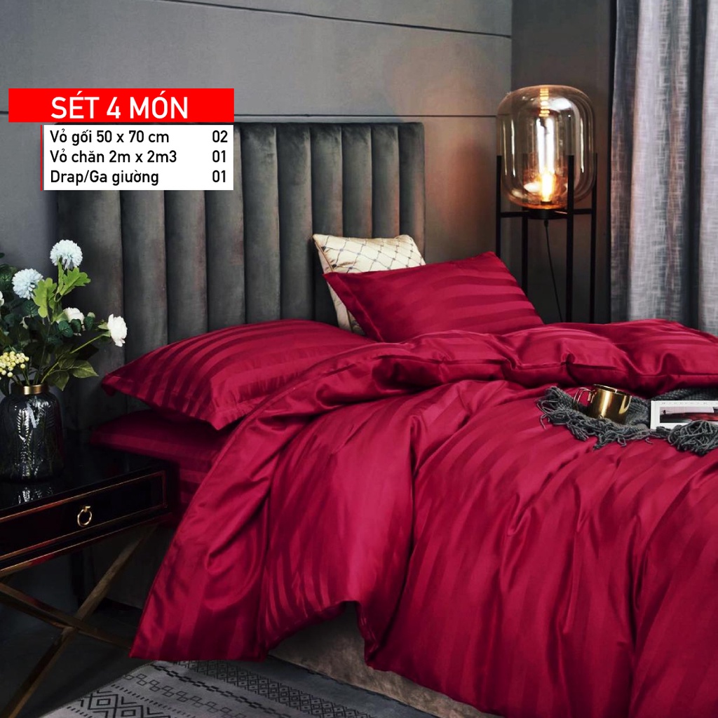 Bộ Chăn Ga Gối Cotton 3F Mềm Mịn Chuyên Dùng Cho Khách Sạn, Bộ Chăn Ga Gối Khách Sạn | BigBuy360 - bigbuy360.vn