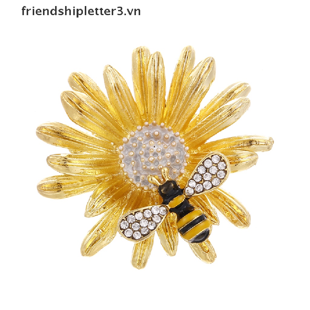 Ghim Cài Áo Hình Hoa Cúc Mật Ong Thời Trang 3Vn