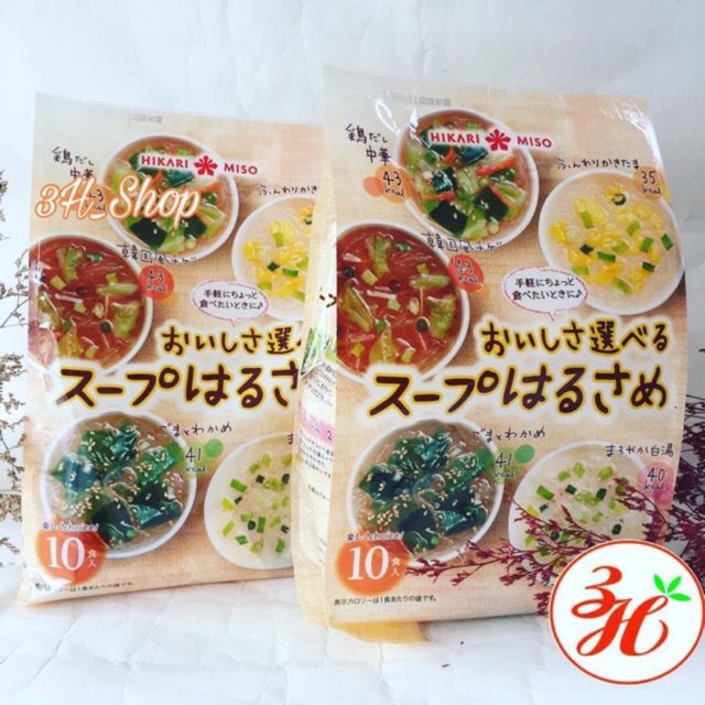 Combo 2 tui Miến ăn liền Hikari Miso date T7/22 Nhật