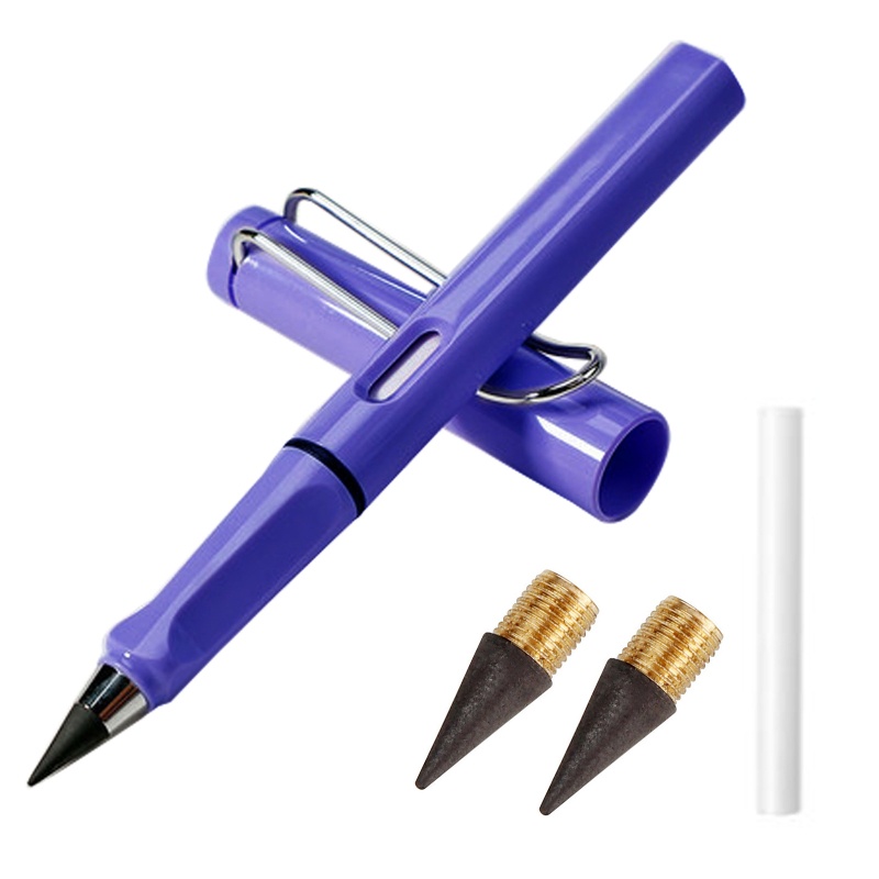 Bút Chì Không Giới Hạn Kèm 2 Ngòi Bút Xóa Được Dành Cho Người Lớn Và Trẻ Em Vẽ Phác Thảo