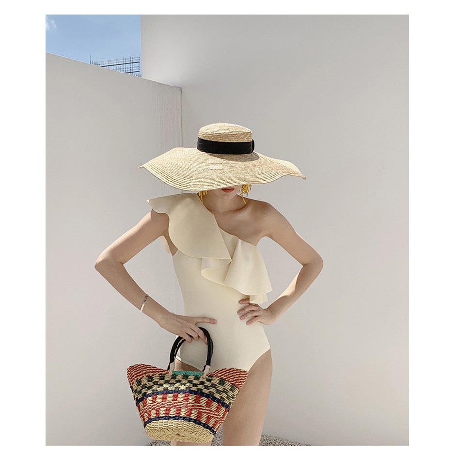 [ FREESHIP XTRA] Bikini lệch vai sang chảnh Hàn Quốc ảnh thât+video 100% sẵn L,XL- OLA BIKINI | BigBuy360 - bigbuy360.vn