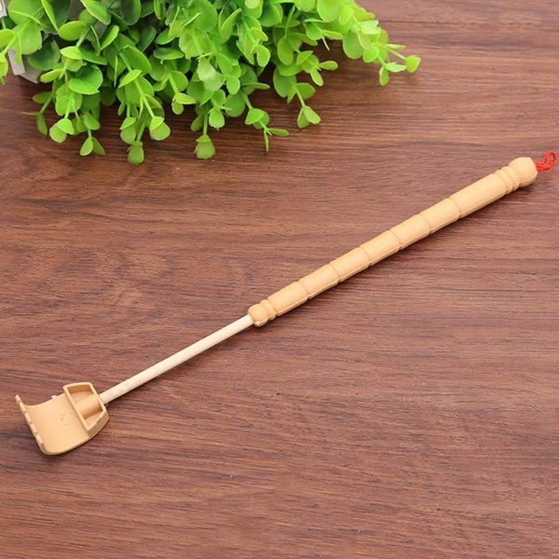 [Hàng mới về] Cây gãi lưng bằng nhựa tre mát xa cơ thể linh hoạt thiết kế có thể thu gọn tiện dụng