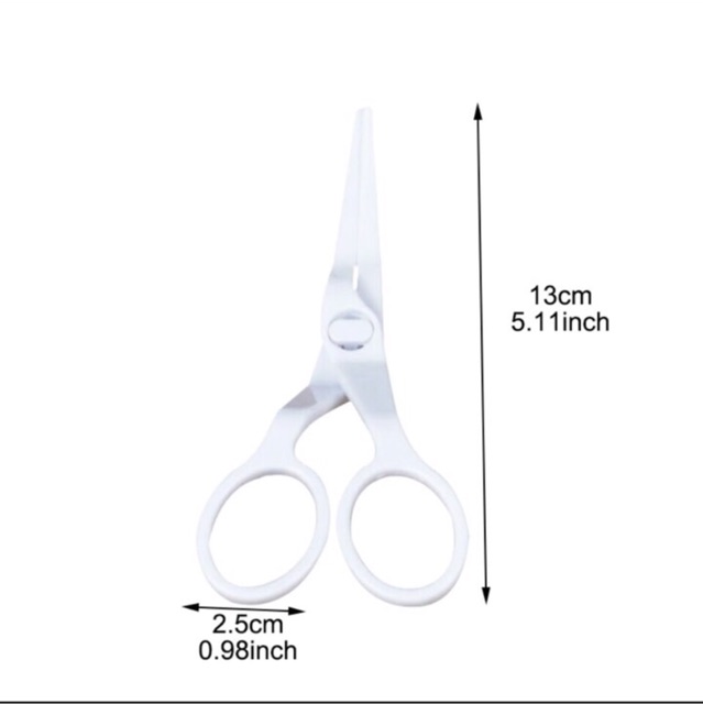 Kéo gắp bông kem- dù inox 5cm và 7cm