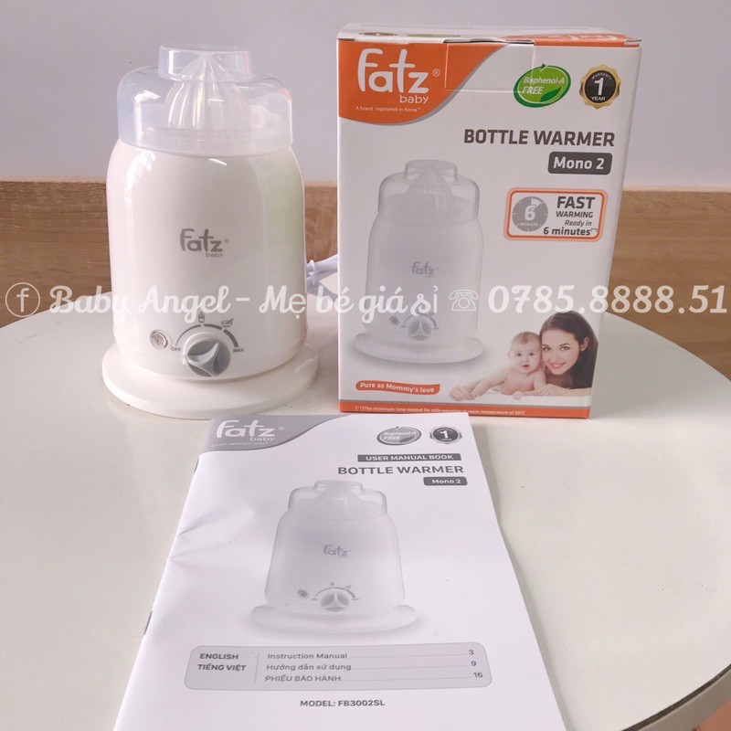  Máy hâm nóng sữa và thức ăn 4 chức năng Fatz Baby FB3002SL