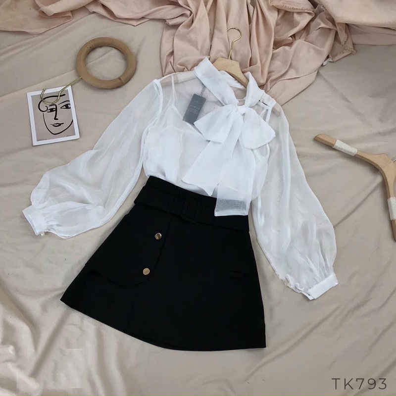 SET ÁO NƠ + CV BELT