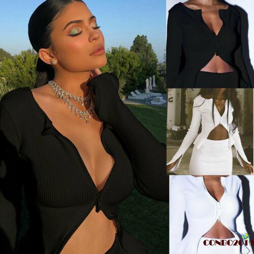 Áo Khoác Cardigan Dệt Kim Tay Dài Khoá Kéo Trước