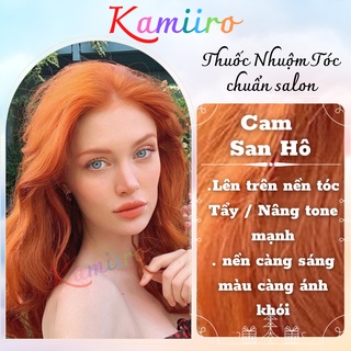 THUỐC NHUỘM TÓC NÂU CAM SAN HÔ CHUẨN SALON KAMIIRO