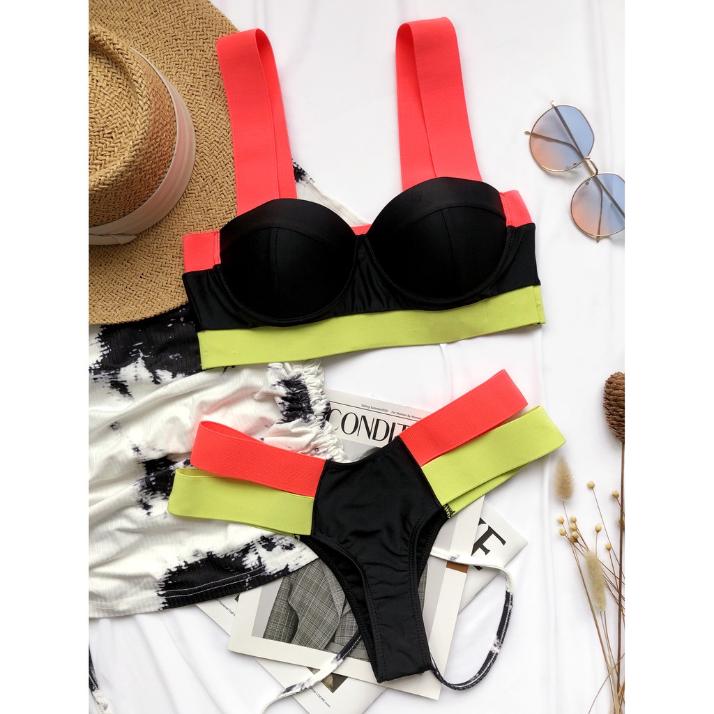 Bộ Bikini Màu Neon Lg23 2021 | BigBuy360 - bigbuy360.vn