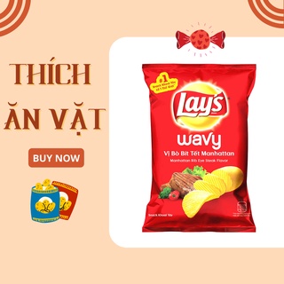 Bánh Snack Lay's vị thăn bò nướng texas
