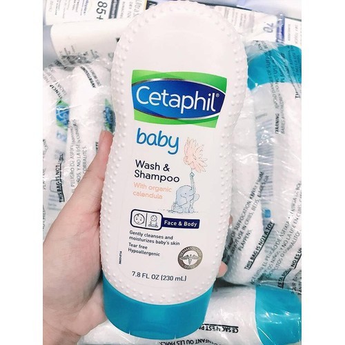 Tắm gội Cetaphil Baby Gentle Wash & Shampoo - With Organic Calendula