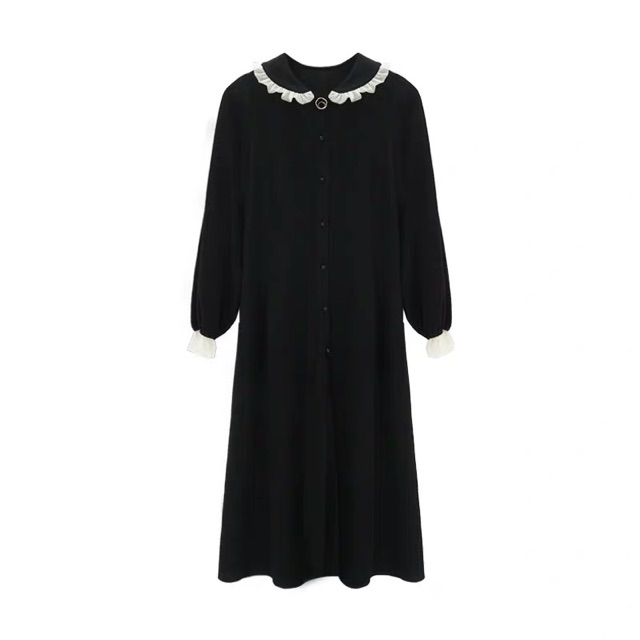 Sẵn - Váy baby doll dáng dài