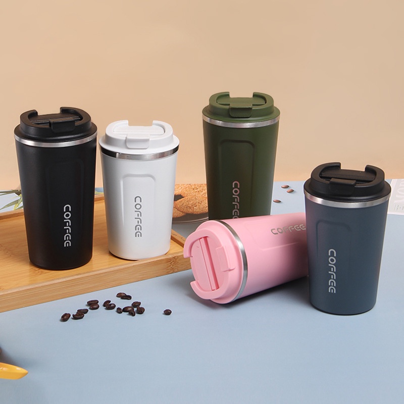 Bình Giữ Nhiệt Coffee Nắp Chống Đổ 510ML, Ly Giữ Nhiệt GOSO Bằng Inox Không Gỉ Cao Cấp