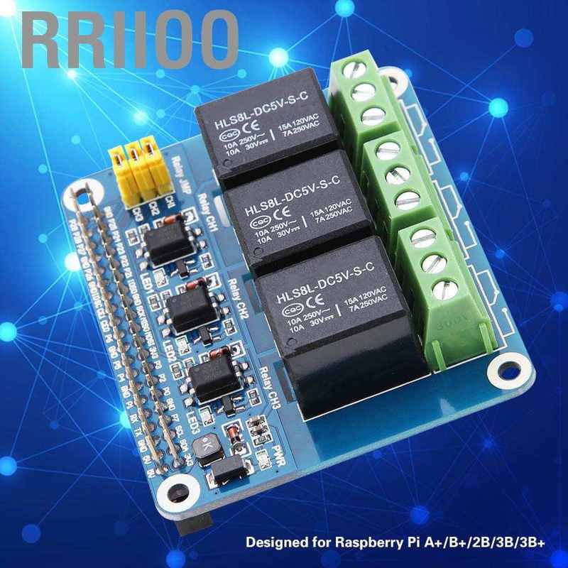 Bảng Mạch Mở Rộng Rriio Raspberry Pi A + / B + / 2b / 3b / 3b + 3 Kênh