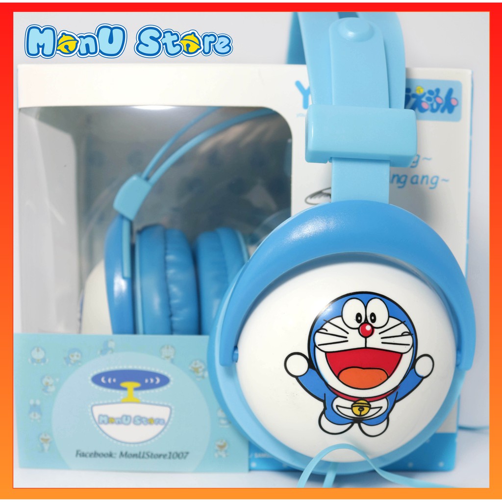 Tai nghe chụp tai headphone DORAEMON DOREMON, Hello Kitty dễ thương cute