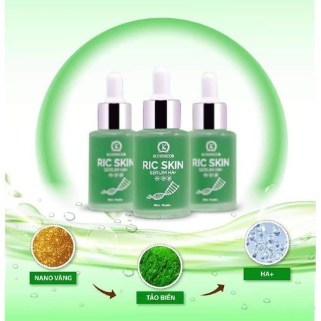 Ric Skin Serum HA+, Mua ở shopee chính hãng, Có hóa đơn đỏ