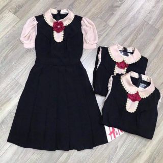 Váy nơ hoa tiểu thư