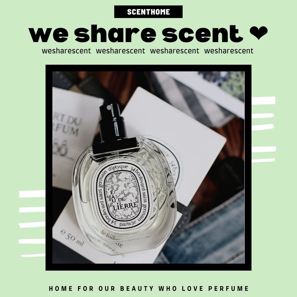 [𝘼𝙪𝙩𝙝] Nước hoa dùng thử Diptyque Eau L'eau de Lierre 𝙬𝙚𝙨𝙝𝙖𝙧𝙚𝙨𝙘𝙚𝙣𝙩