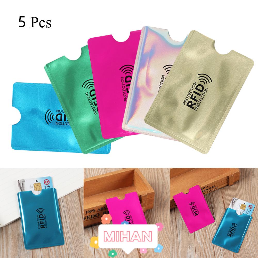Set 5 Túi Đựng Thẻ Ngân Hàng Bằng Nhôm MIHAN1 Ví