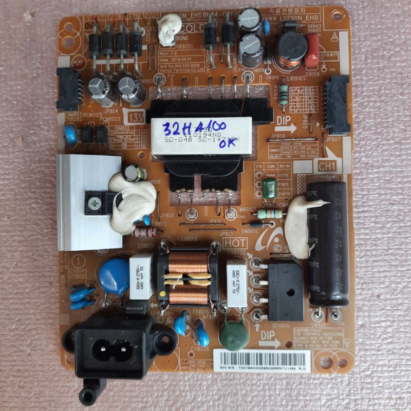 Bo mạch tivi Samsung 32H4100AK,bo khiển,main tổng hợp