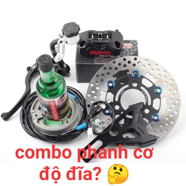 Xe điện Combo phanh cơ độ phanh đĩa