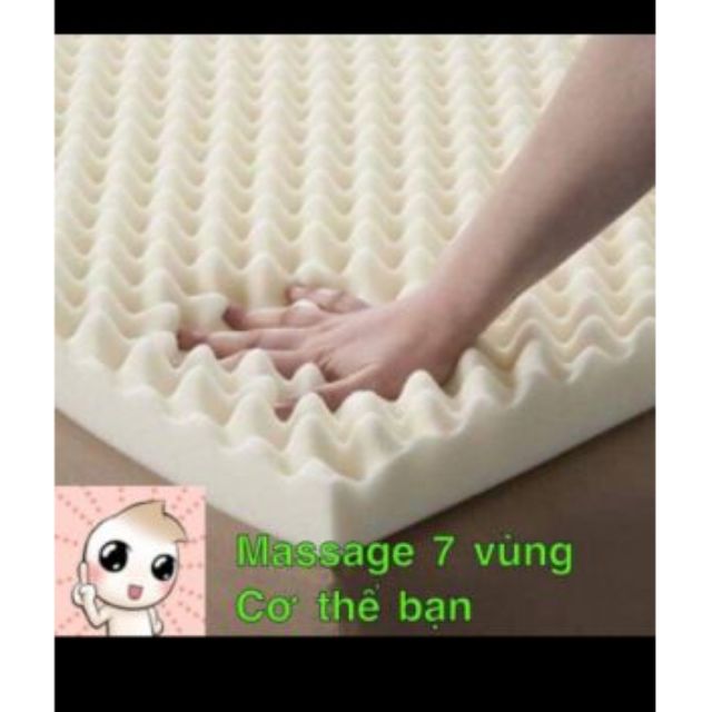 Nệm cao su massage hàn quốc   ( 1m6 x 2m x 3cm )