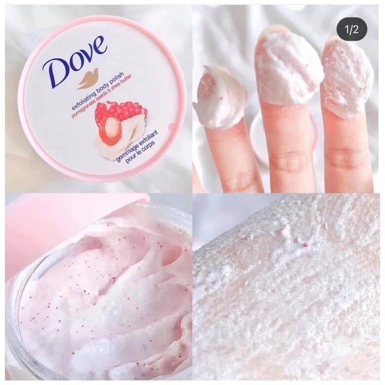 Tẩy Tế Bào Chết Body Dove Exfoliating Body Polish các mùi