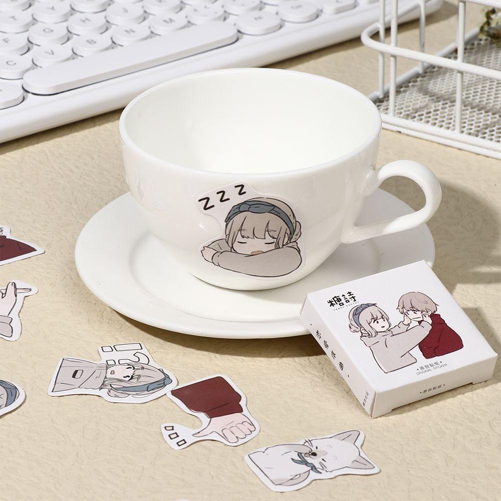 LAYOR1 Sticker Hoạt Hình Dán Trang Trí Nhật Ký