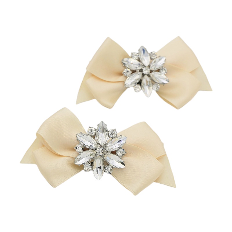 Set 2 Dây Cột Giày Cao Gót Đế Bằng Đính Hoa Cho Nữ Giá Đỡ