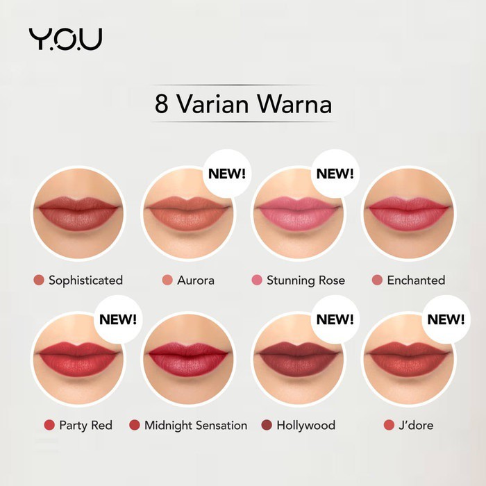 (Hàng Mới Về) Son Kem Lì You Luscious Lên Màu Chuẩn Đẹp | BigBuy360 - bigbuy360.vn