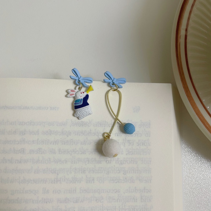 Khuyên Tai Nữ Dáng Dài Đính Nơ Thời Trang Xinh Xắn