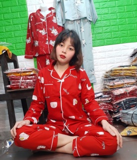 Bộ pijama chất kate thái loại #1