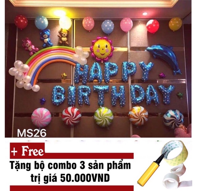 (SALE SẬP SÀN) 30 MẪU BÓNG SINH NHẬT SIÊU LUNG LINH CHO BÉ