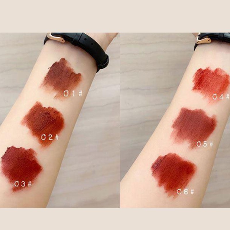 Son nội địa trung Herorange Lip Glaze chất kem lì siêu xinh mềm và mịn môi HOSM1 | Thế Giới Skin Care