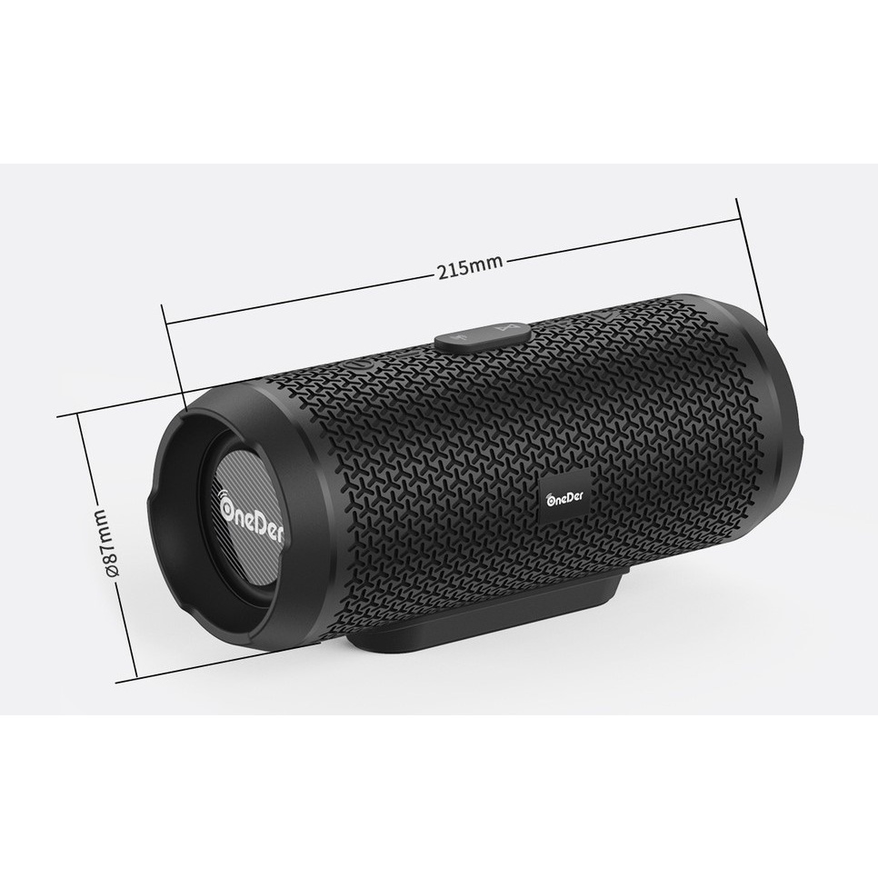 Loa Bluetooth Cao Cấp V10 OneDer Phantom Bass Mạnh Mẽ Chống Nước Tích Hợp Vòng Sáng Ngoài Kiểu Dáng Đơn