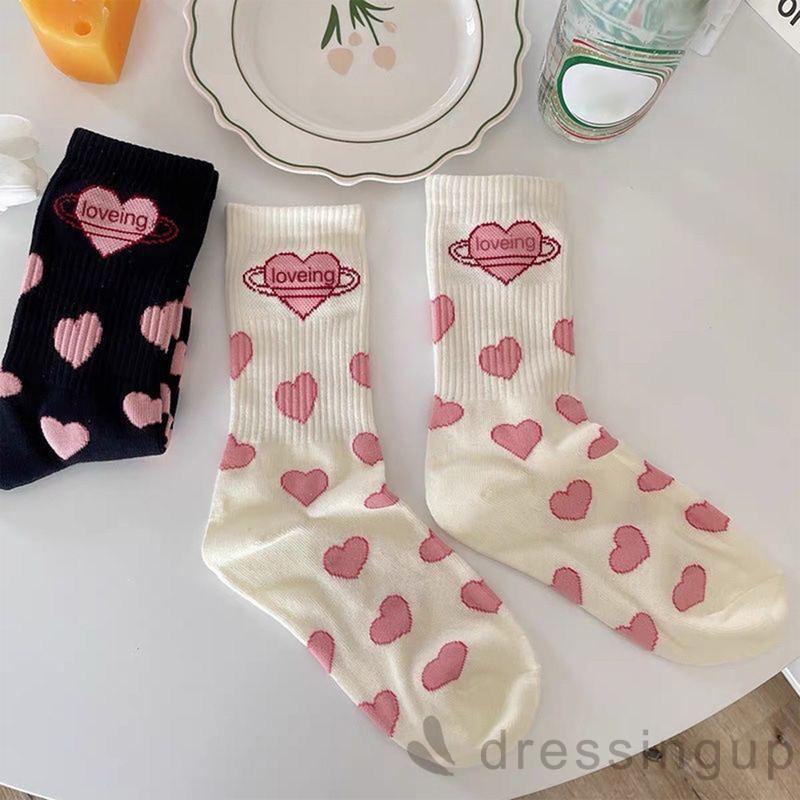 Tất hình trái tim dễ thương phong cách Nhật cho nữ