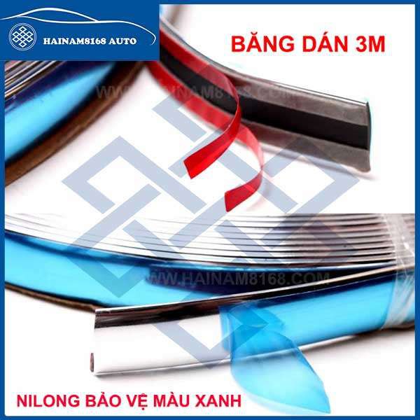 1 mét nẹp mạ crom dán trang trí ngoại thất ô tô | BigBuy360 - bigbuy360.vn